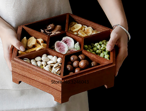 Wooden Nuts Melon Storage Box